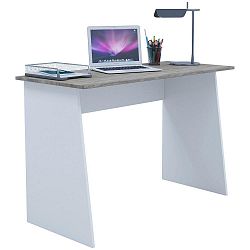 Písací Stôl Masola Maxi 110cm Biela/dub
